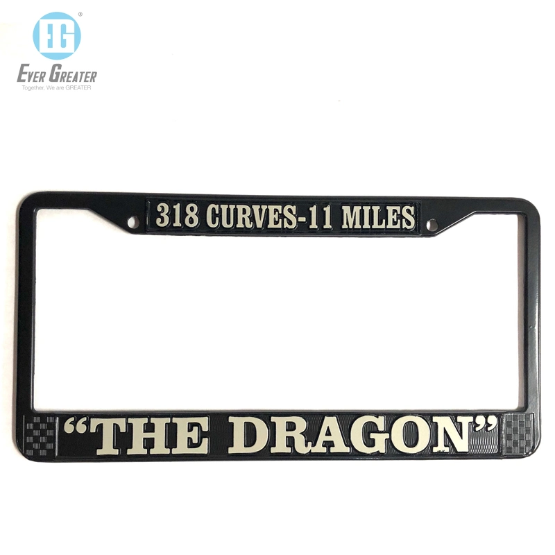 New Customized Car Number Metal License Plate Plastic Frame