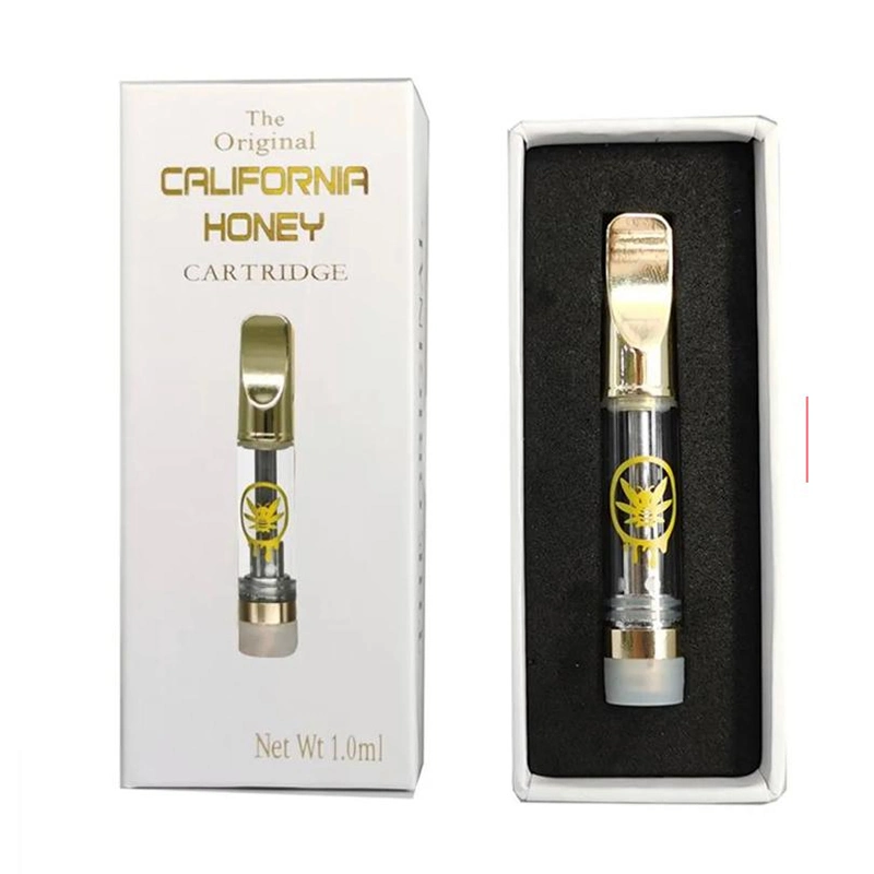 Miel de 1.0ml de California Vape Pen Cartucho desechable vacía de aceite espeso