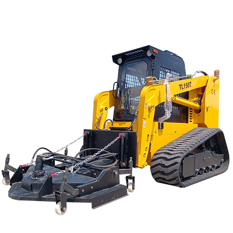 Machine de construction TItan Nouveau modèle de la Chine brosse mini chargeur skid steer moteur diesel de la faucheuse pour la vente