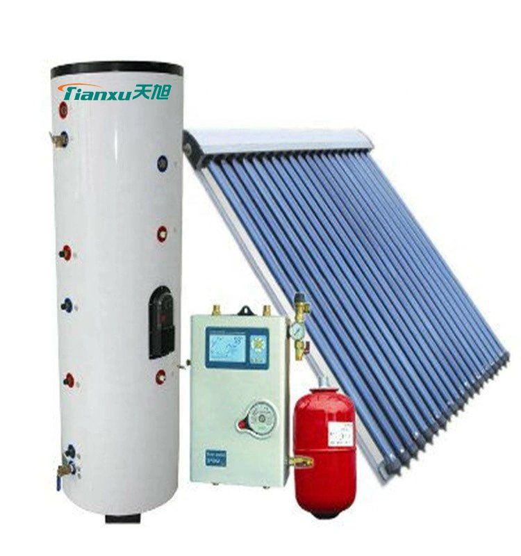 Heißer Verkauf Evakuierte Rohr Wärme Rohr Solar Water Heater Dach System