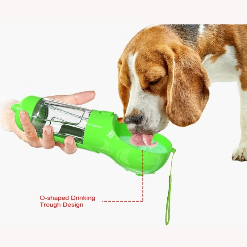 2 in 1 Pet Water Bottle Pet Water Cup to Be Adjusted in Bottle