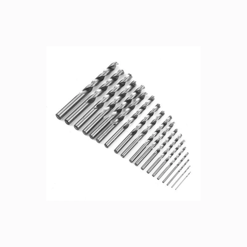 19PCS HSS Straight Shank Twist Drill Bit Set