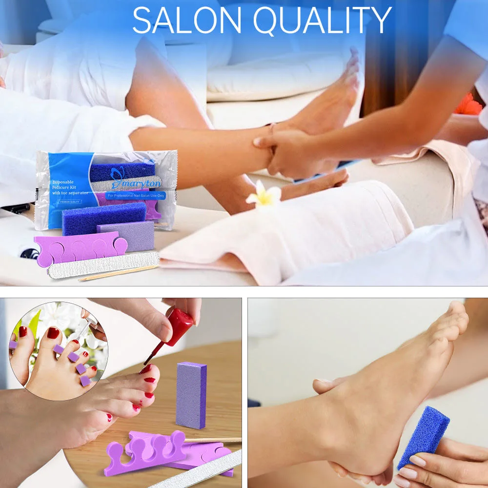 Entrega a domicilio 5pcs pies SPA Nail Kit pedicura Manicure Kits Para el Salón