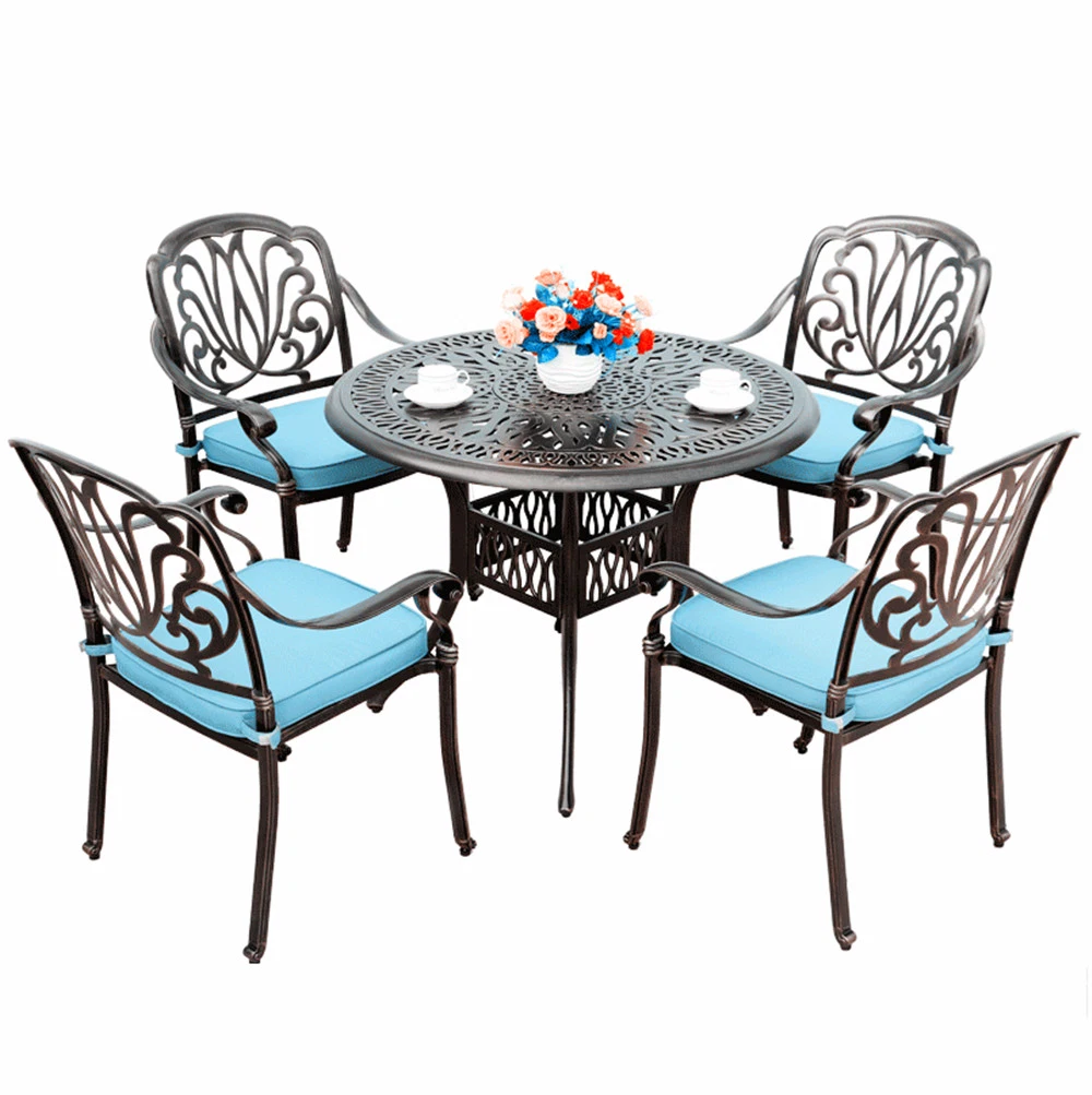 Durable Easy Installation Cast Aluminum Outdoor Furniture Garden Furniture