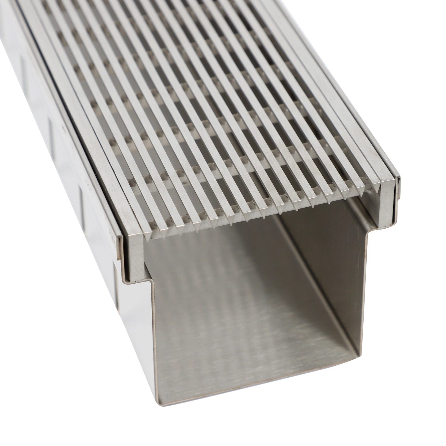 Custom 316 Stainless Steel Outdoor Invisible Strip Linear Floor Drain