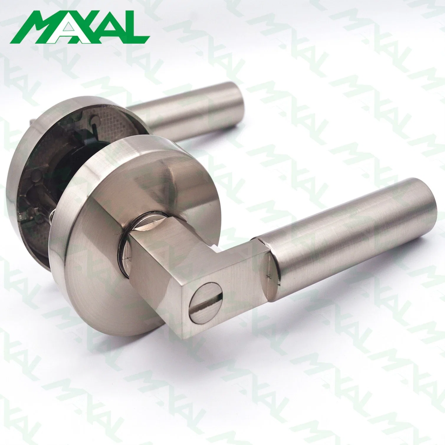 Maxal Heavy Duty Lever Set Round Handle Privacy Door Lock