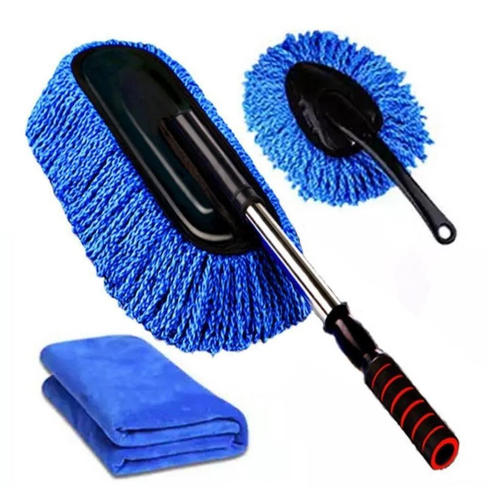 Car Duster Brushes Set Extendable Handle Interior Exterior Multipurpose Cleaning Car Brush Effortlessly Removes Dust Lint Wyz20439