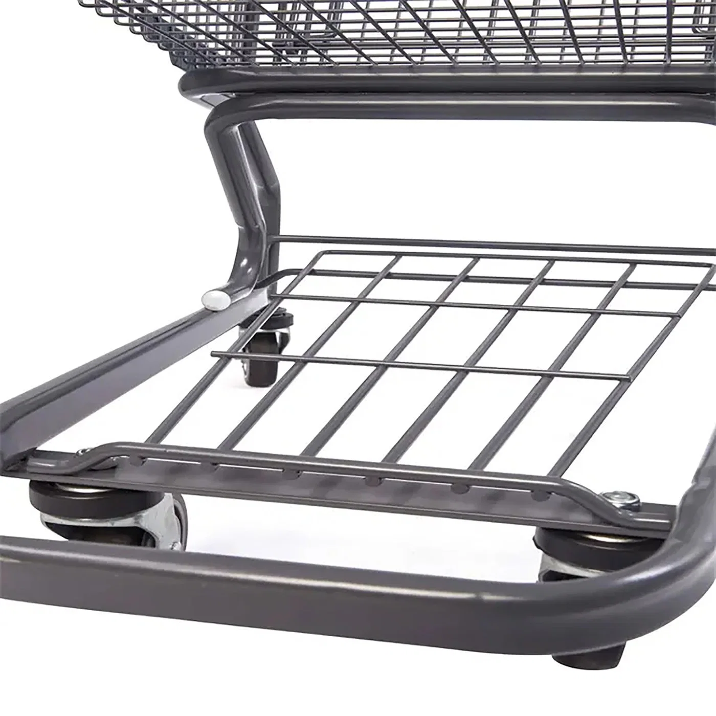 Supportive Metal Shopping Trolleys Assist Elderly Customers