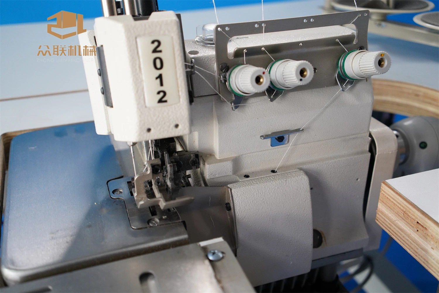 Overlock Maschine Nähen Stoff Kante