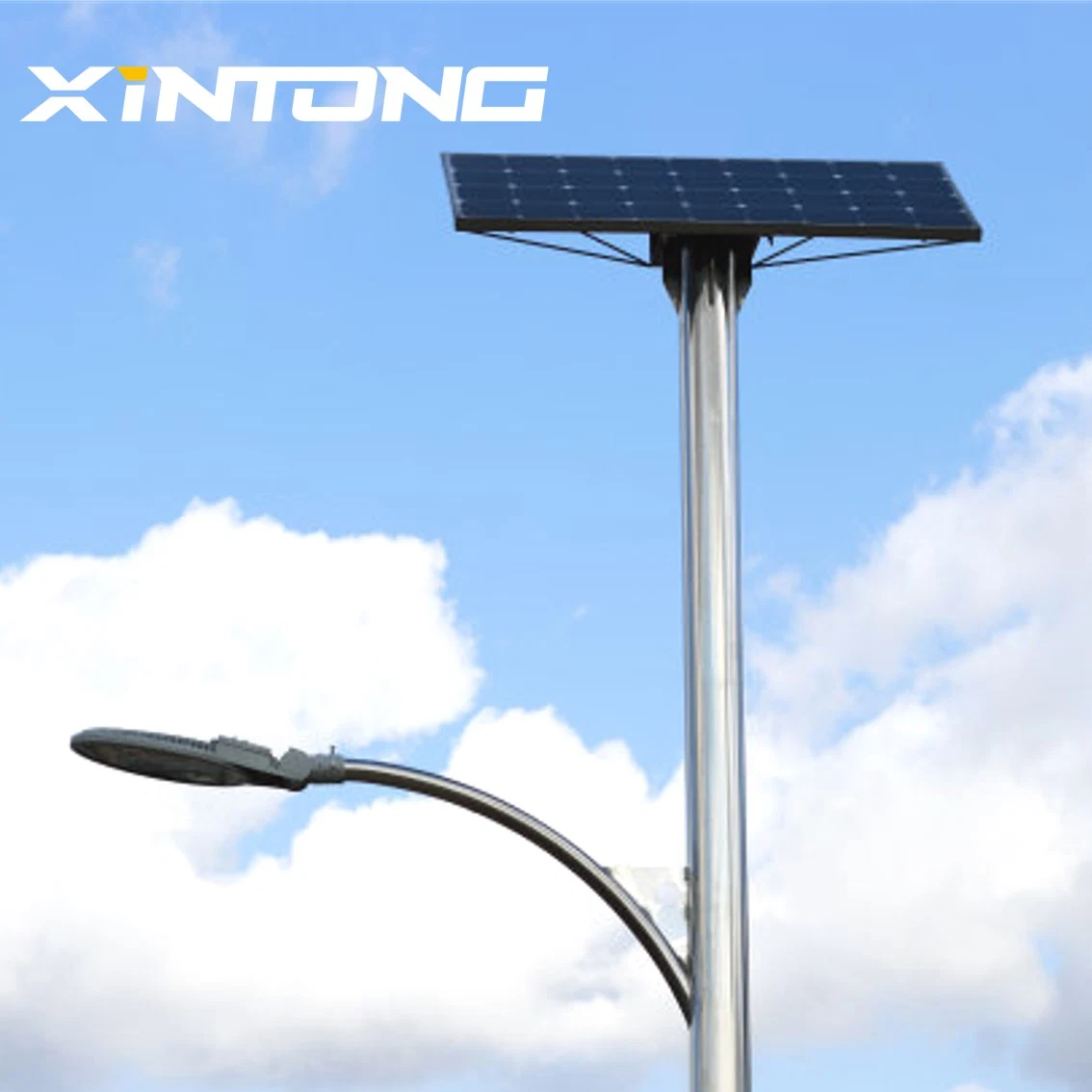 12V 24V Luz solar de calle LED 100W 200W 300W 500W 1000W con cámara CCTV