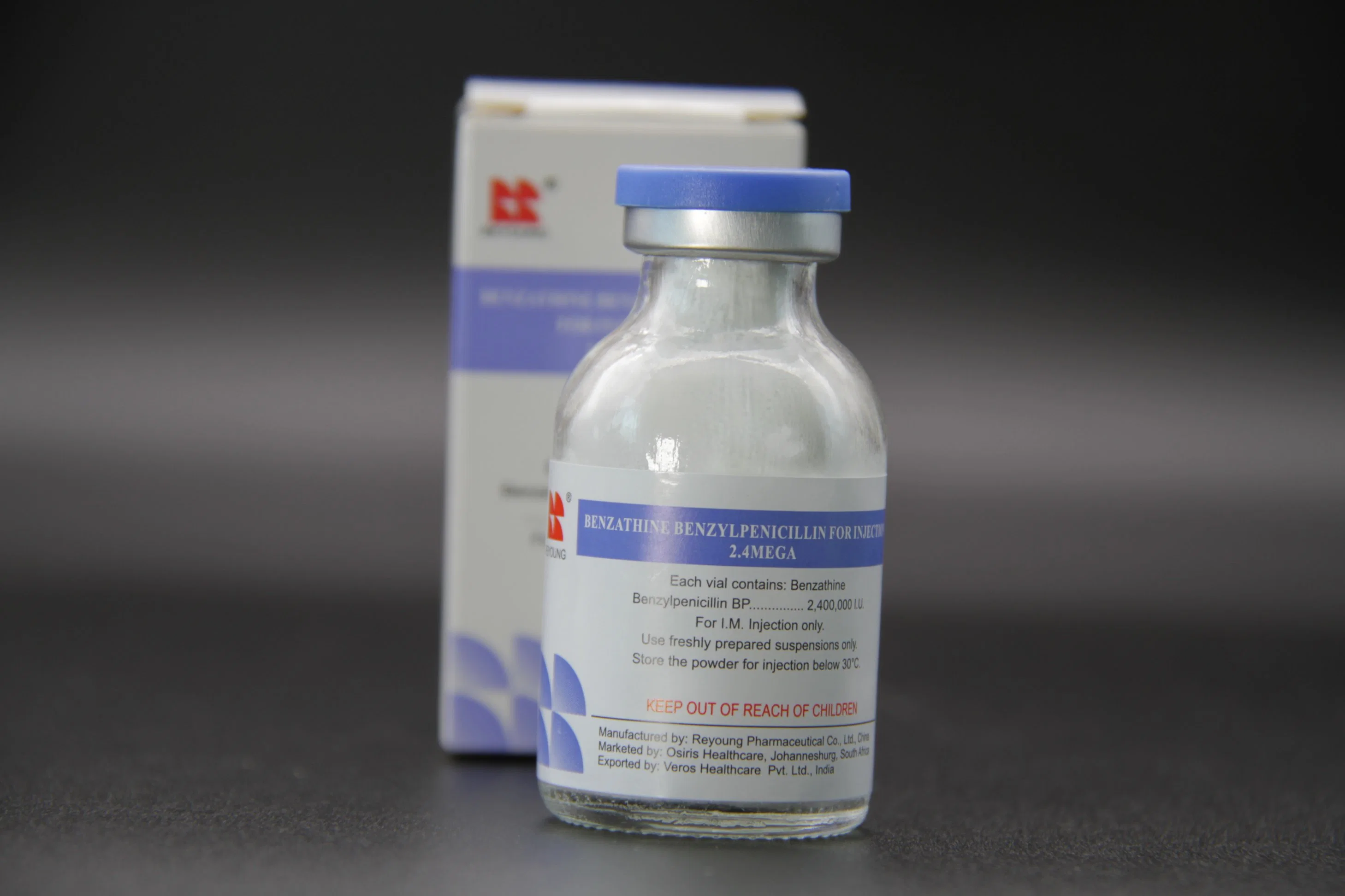 Sensitive Antibiotics/High quality/High cost performance /Benzathine Penicillin for Injection 0.6mega; 1.2mega; 2.4mega/GMP Certificate