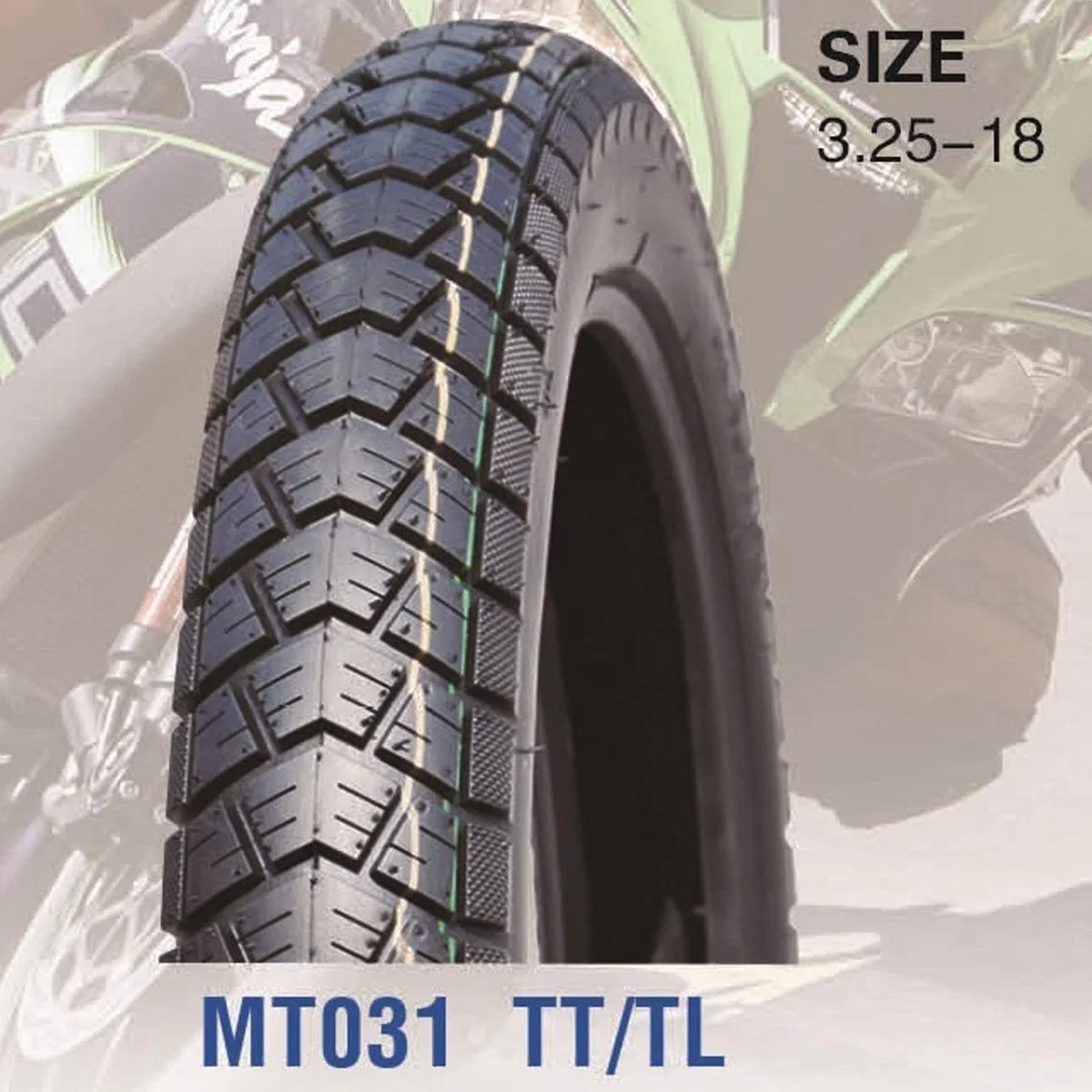 Los neumáticos de la cruz del motor off road Moto 4.00-8 2.75-18 el patrón de neumáticos