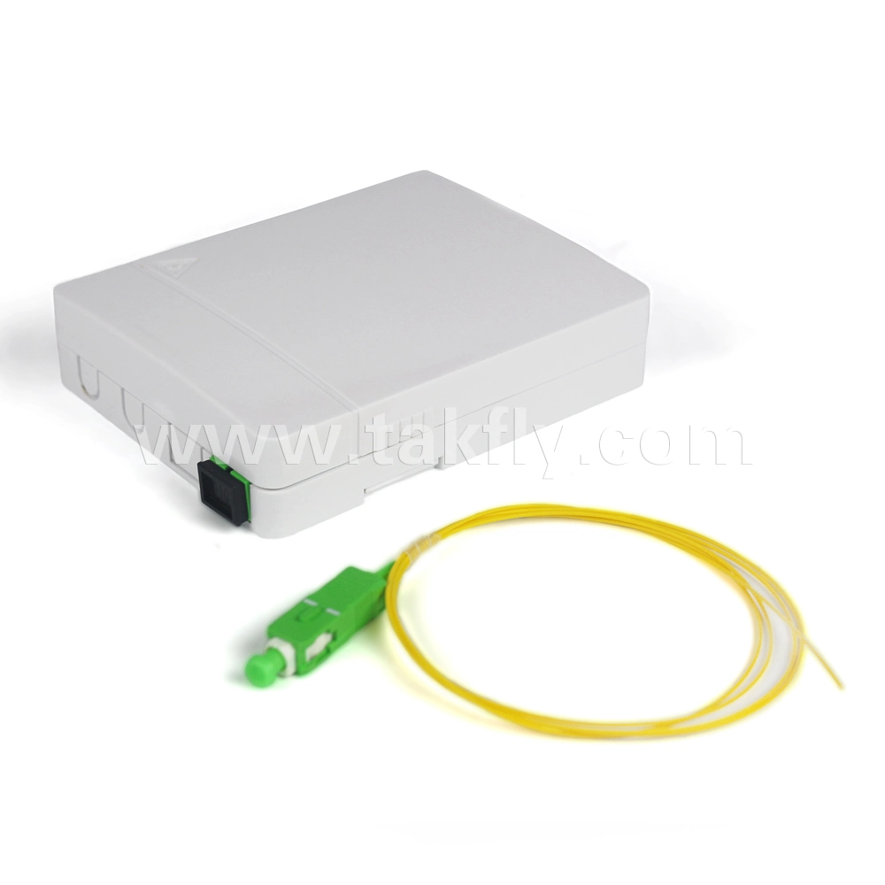 2 Cores Mini FTTH Optical Fiber Termination Box ABS+PC