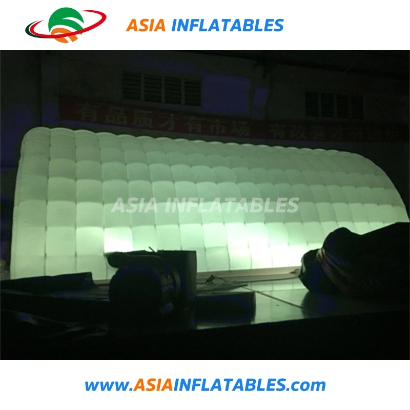 Indoor Inflatable Color Changing Tunnel, Inflatable Shinning LED Tunnel