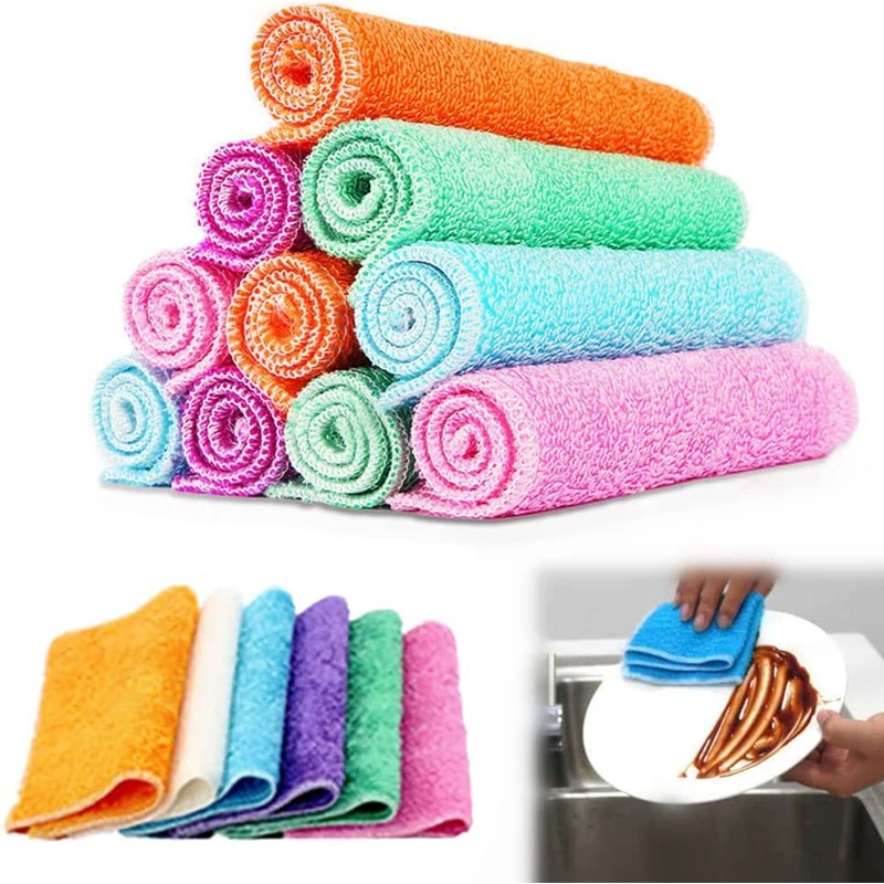 New Style Bamboo Cleaning Cloth Good Water Absorption Bamboo Towel