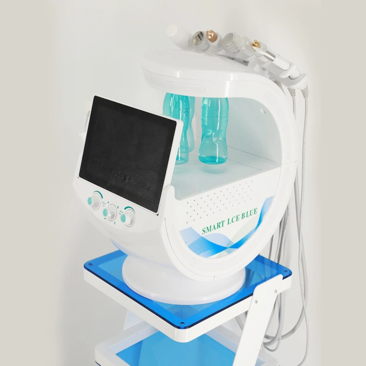 Офан Корея H2O2 Aqua пилинг ледяной голубой Hydra Hydro кислород Машина для анализа кожи лица с алмазной обработкой дермабрении
