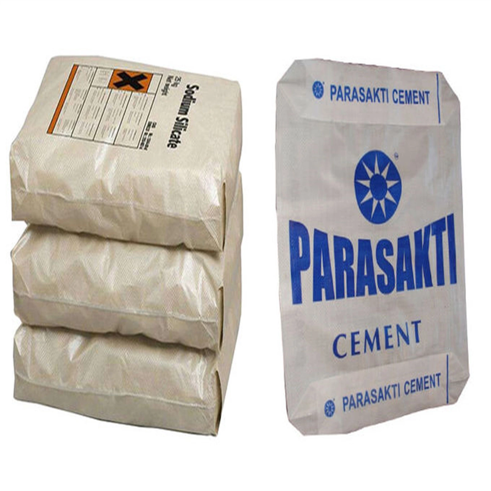 SGS MARCAÇÃO FDA ISO Saco de arroz 25kg 50kg de areia de plástico Sacos de embalagem de cimento em sacos de tecido PP Poly Saco PP com película de revestimento laminado de areia de Fertilizante químico