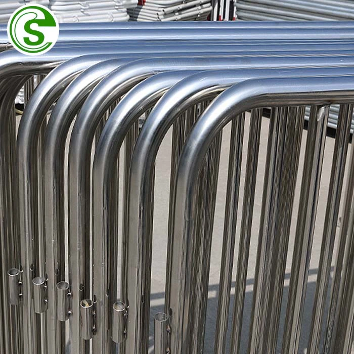 Galvanised/Stainless Steel Traffic Road Barrier Safety Pedestrian Crowd Control Barriers