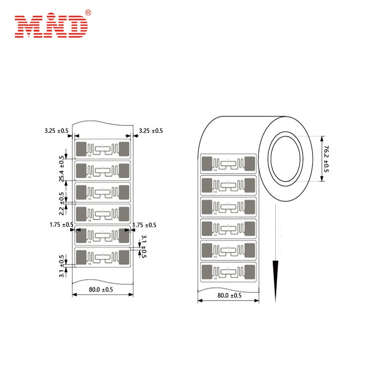 Alien 9662 Tag H3 H9 White Label Sticker Pallet Cards Apparel Hang Tags File Folder Labels Shipping Labels