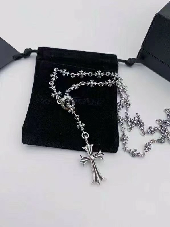 2023 Cross Floral Necklace Handmade Letter Necklace Stainless Steel Jewelry AAA+Necklace Jewelry