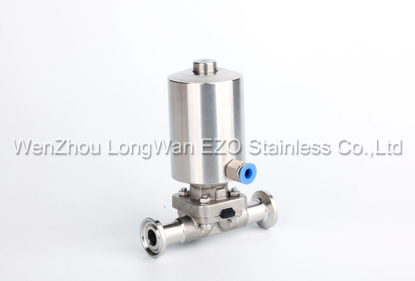 Stainless Steel Sanitary Fittings Weld/Clamped Pneumatic Block Membrane Valve