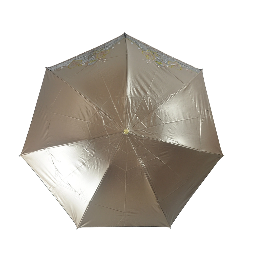 Shiny Chameleon Fabric All Weather Women Party Gift Fashion Umbrella