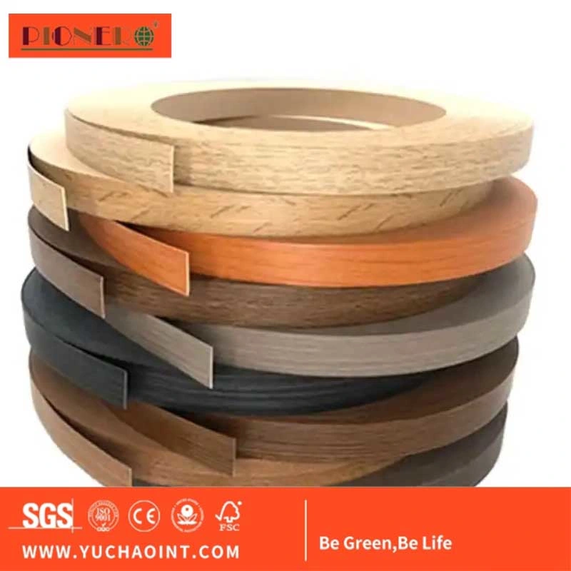 Best Selling Wood Grain Edge Band Same Color PVC Edge Banding Tape Accessories Building Material