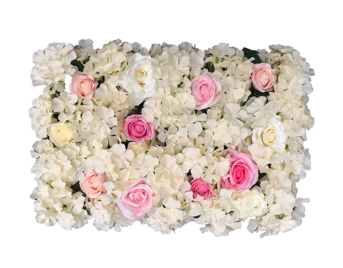 Wedding Stage Backdrop Artificial Flower Vertical Garden Wall Panel Faux Plant