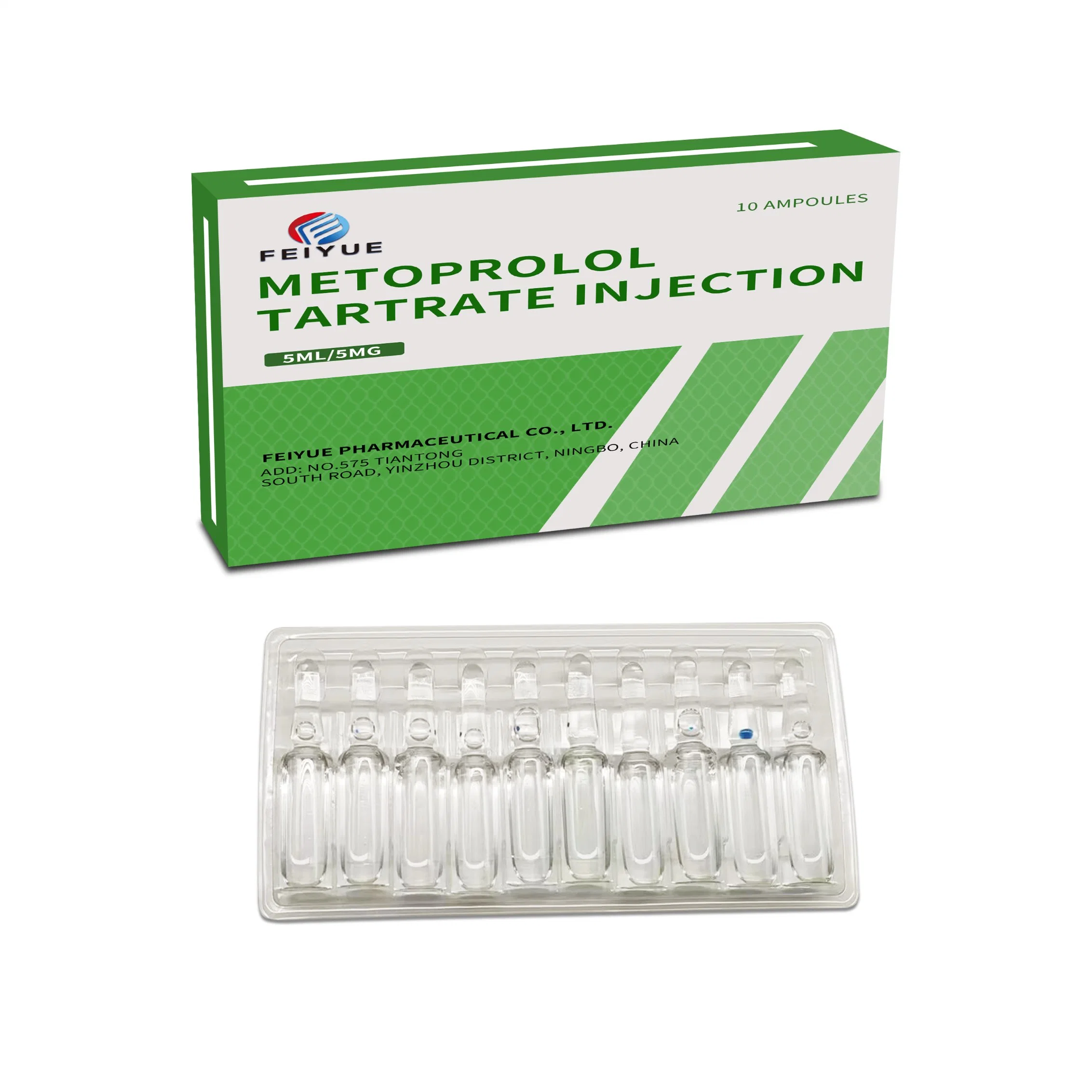 GMP Metoprolol Tartrate Injection 5ml: 5mg