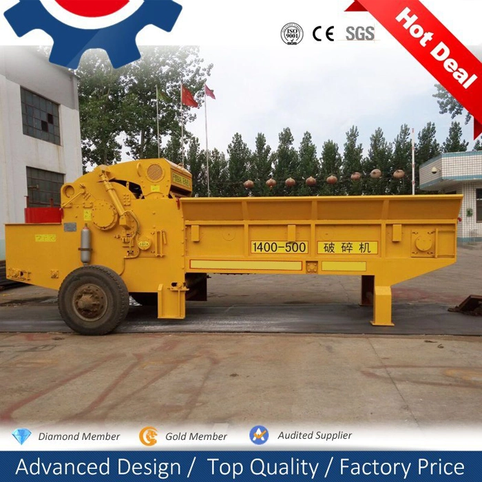 Best Movable Large Industral Heavy Duty Cheap Wood Shredder Machine for Shredding Chipping Crushing Milling Grinding Forest Tree Truck Branches Bamboo Chips