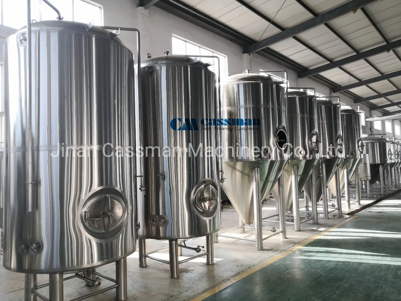 Cassman Commercial 3000L 5000L Brewing System Beer Brewery for Turnkey Factory