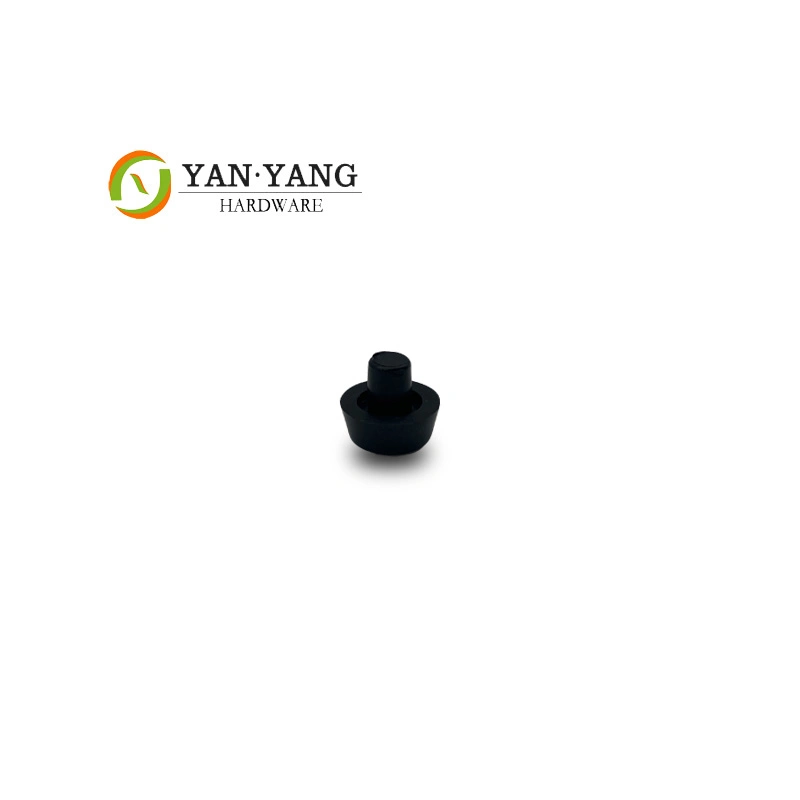 Durable Black Round Plastic Furniture Feet Pad for Cabinet