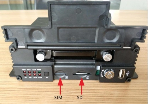 4/8 CH Mobile DVR de segurança do carro de suporte do sistema GPS, 3G/4G, WiFi