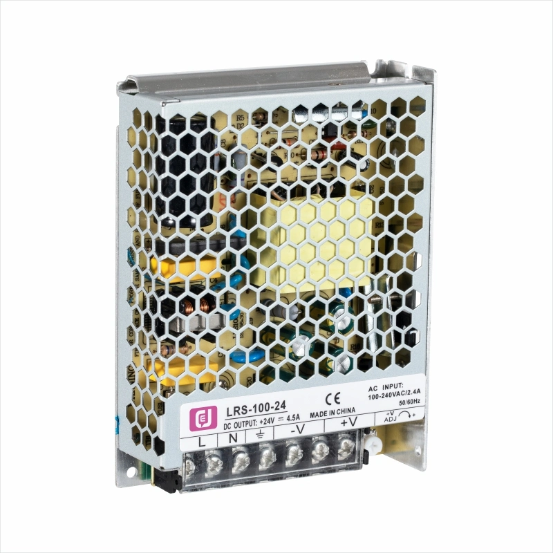CRS-100-24 خرج فردي 100 واط، 5 فولت، 24 فولت، 36 فولت، مؤشر LED للتيار المستمر وحدات SMs/تبديل مصدر الطاقة