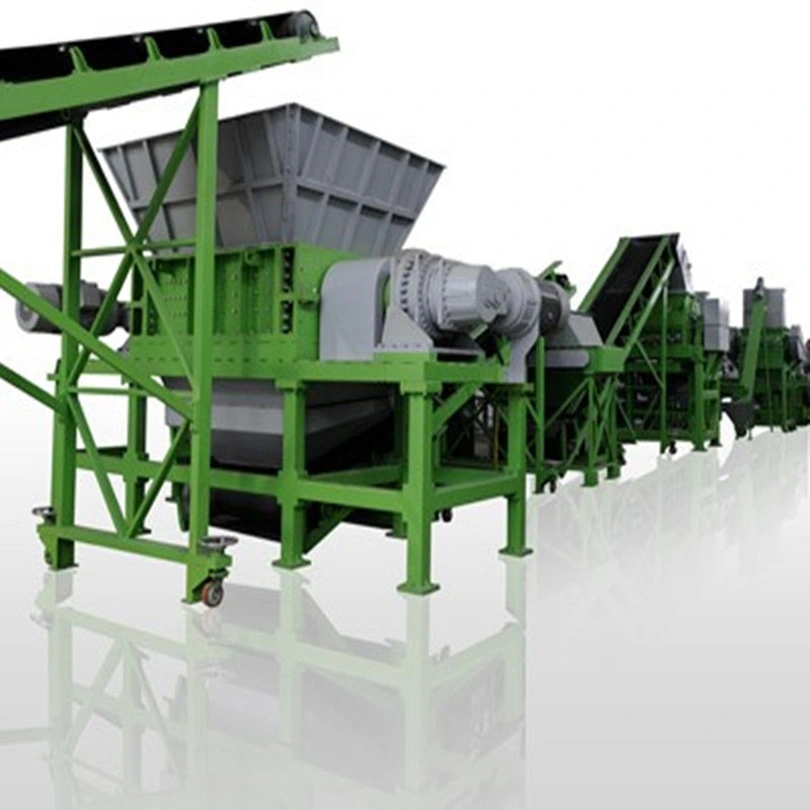 Rubber Crumb Plant Used Truck Tire Waste Car Tyre Cutting Shredder Recycling Machine Price