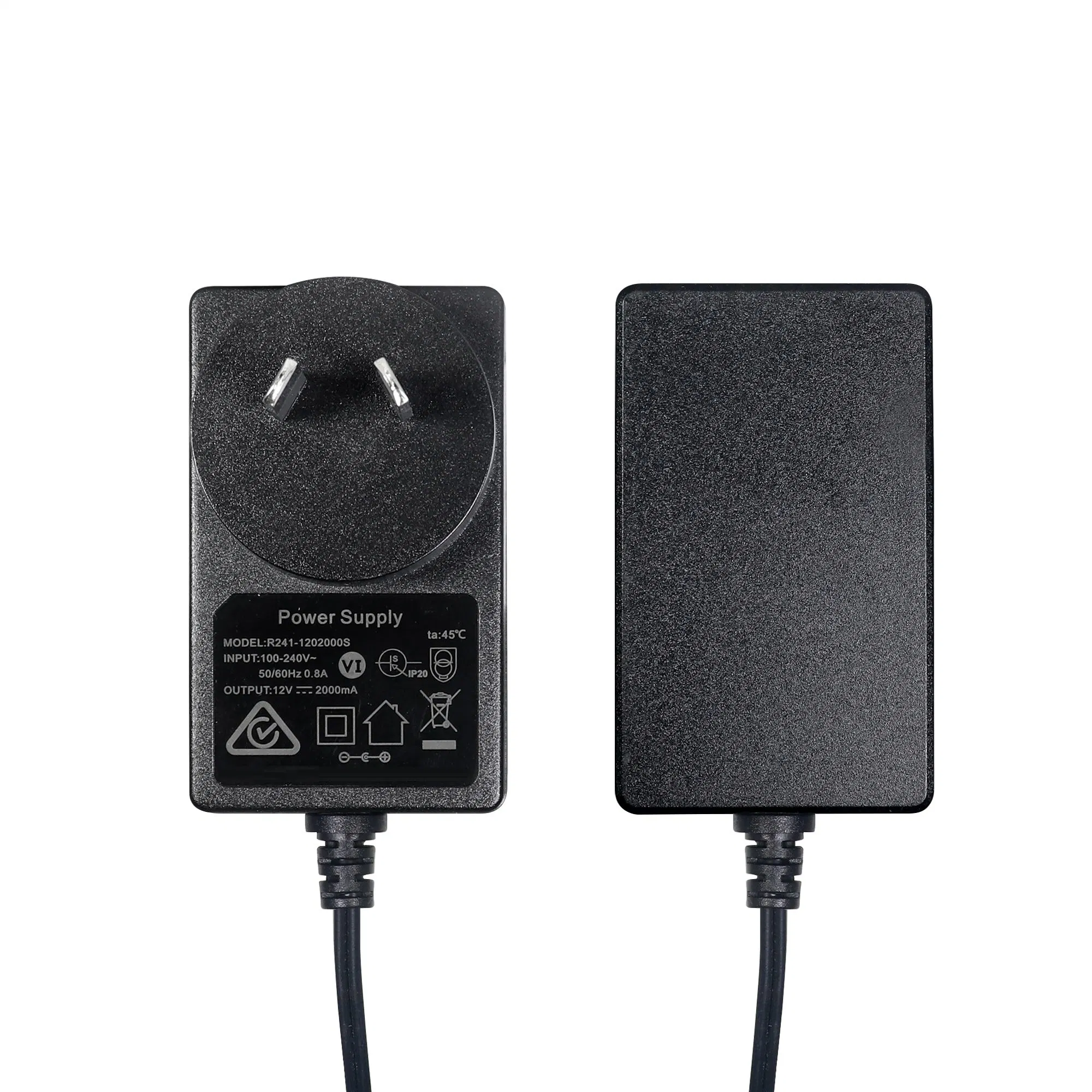 5V 4A 5A 6A 12V 3A Us EU Au UK Kc Jp Bis Ar Blades Wall Plug Fixed Type Switching Power Supply AC DC Power Adapter with CE GS Ukca SAA FCC PSE Kc Certification