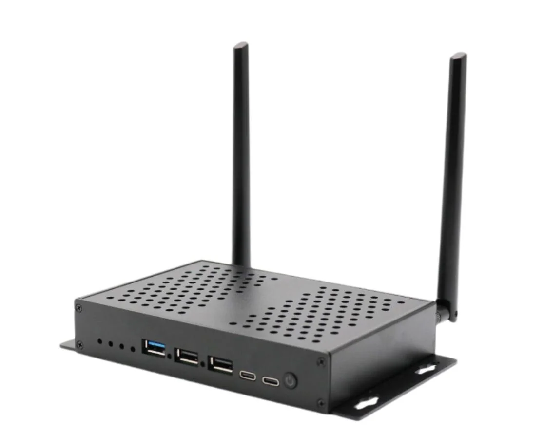 Mekotronics 8+64G Real 8K Rockchip Rk3588 Edge Computing Device Iot Gateway Android OS Audio & Mic Sockets