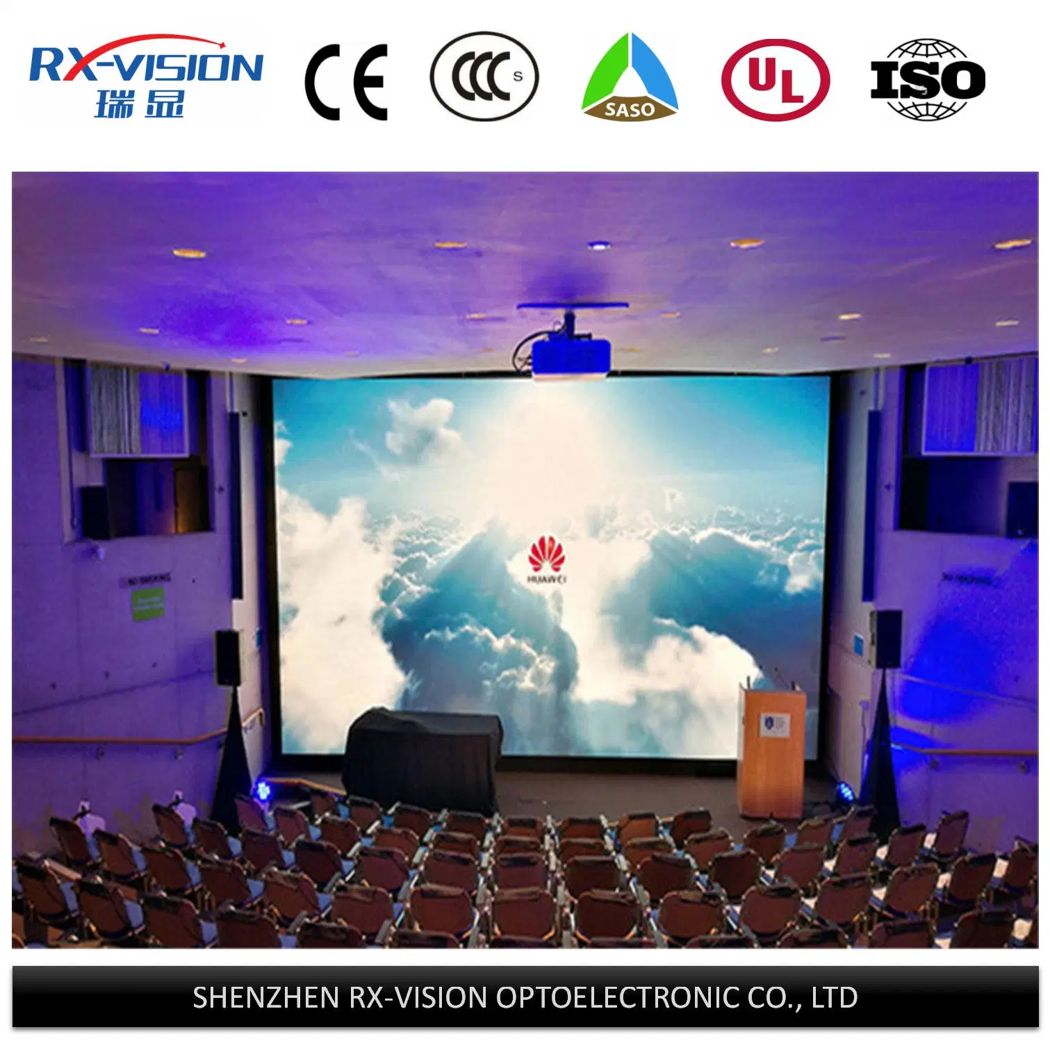 500 x 500 mm LED-Panel SMD212 Stufen LED Pantalla