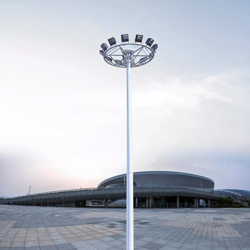 High Wind Resistant Octagonal HDG 15m 20m 25m 30m 35m 40m High Mast Square Lighting Pole