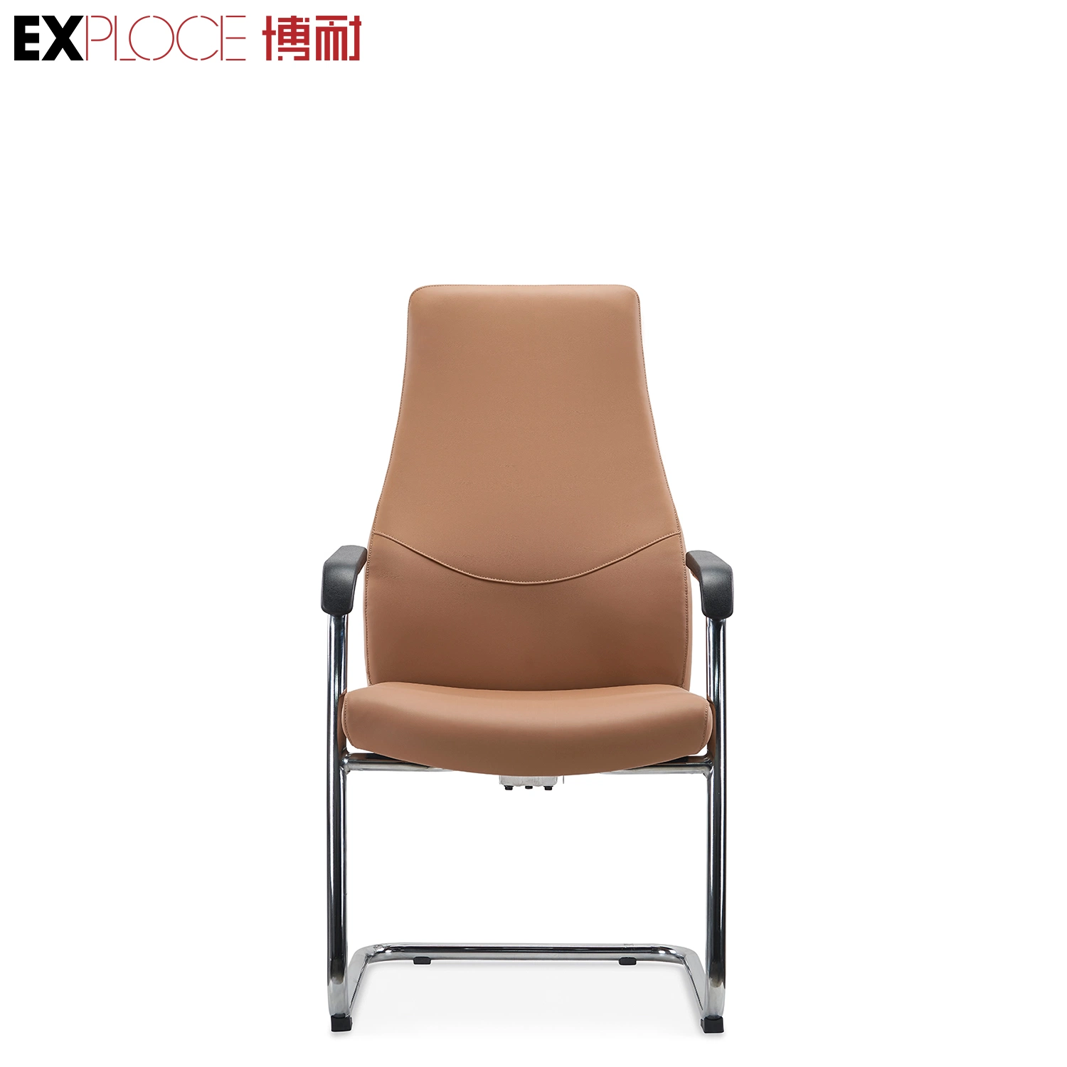 Industrial Style Modern Simple MID Back Chair PU Genuine Leather Office Desk Computer Chairs Home Furniture Set