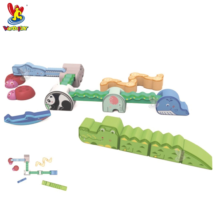 Indoor Playground Safety Soft Balance Crossbeam Equipment for Kids