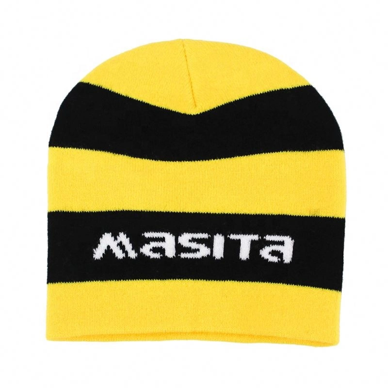 Baja MOQ Cool Beanie Gorro de punto con el logotipo personalizado