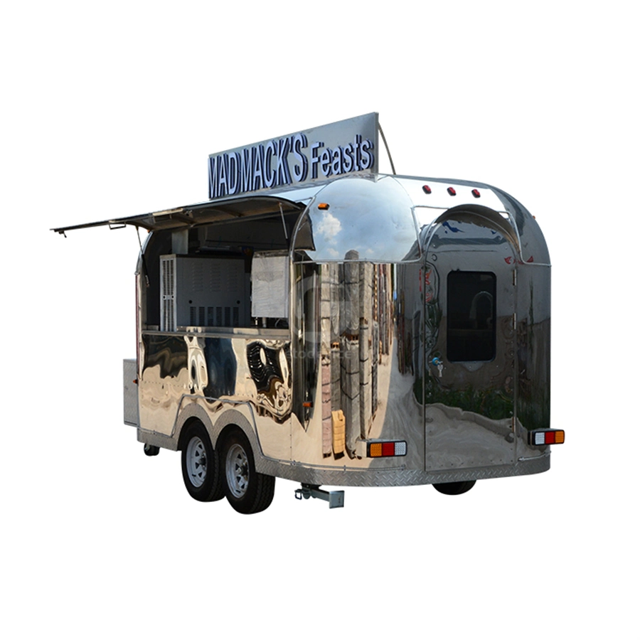 Airstream Food Trailer Stainless Steel Food Truck Large