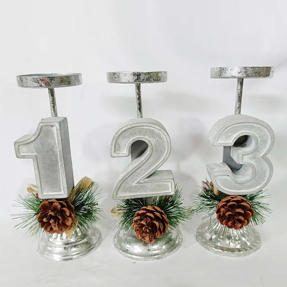 Wholesale/Supplier Cement Candle Holder Jars for Christmas Decoration