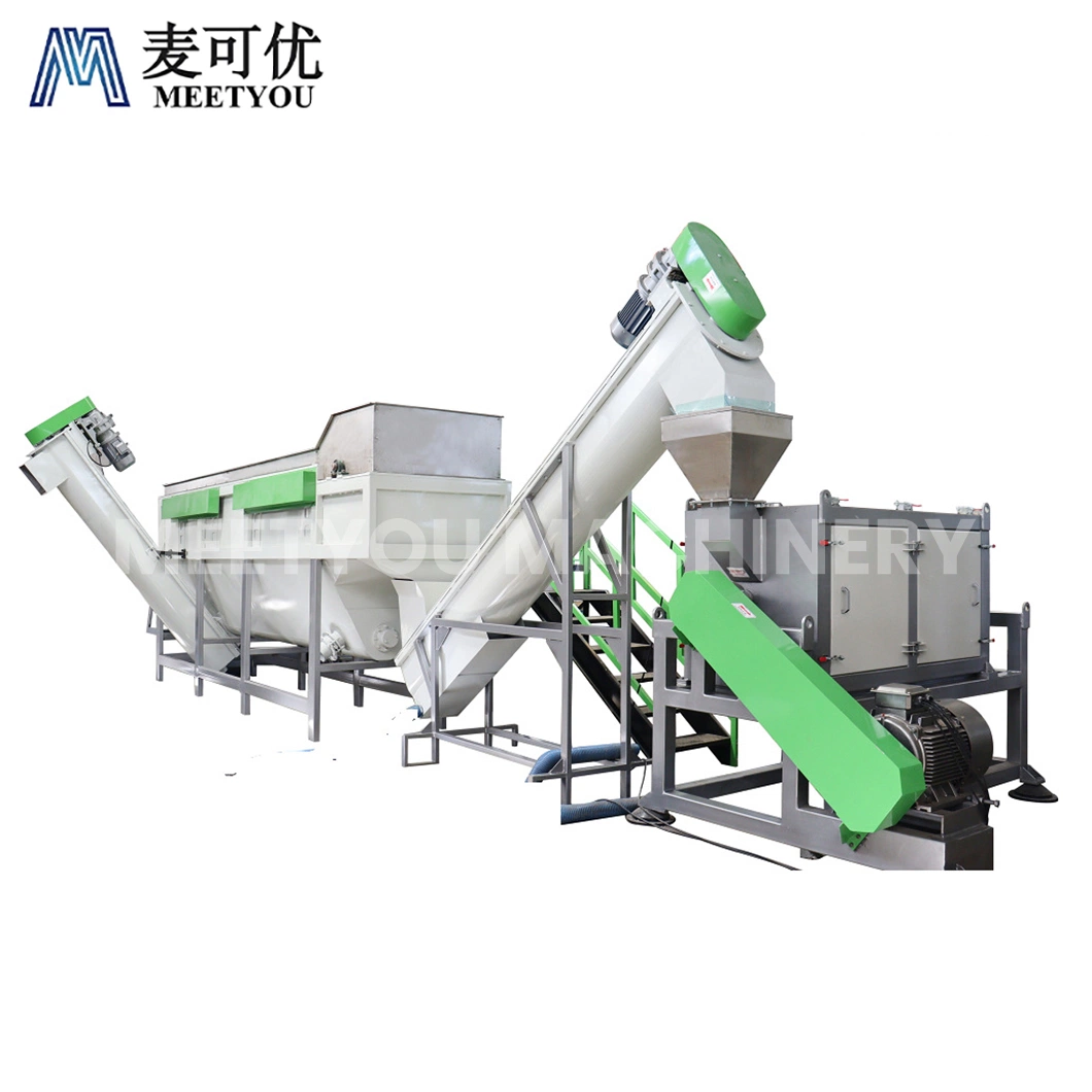 Meetyou Machinery Mini Plastic Recycling Washing Machine Price Wholesale/Supplier China Pet GMP Certification Plant Washing Pet Suppliers Configure Friction Washer