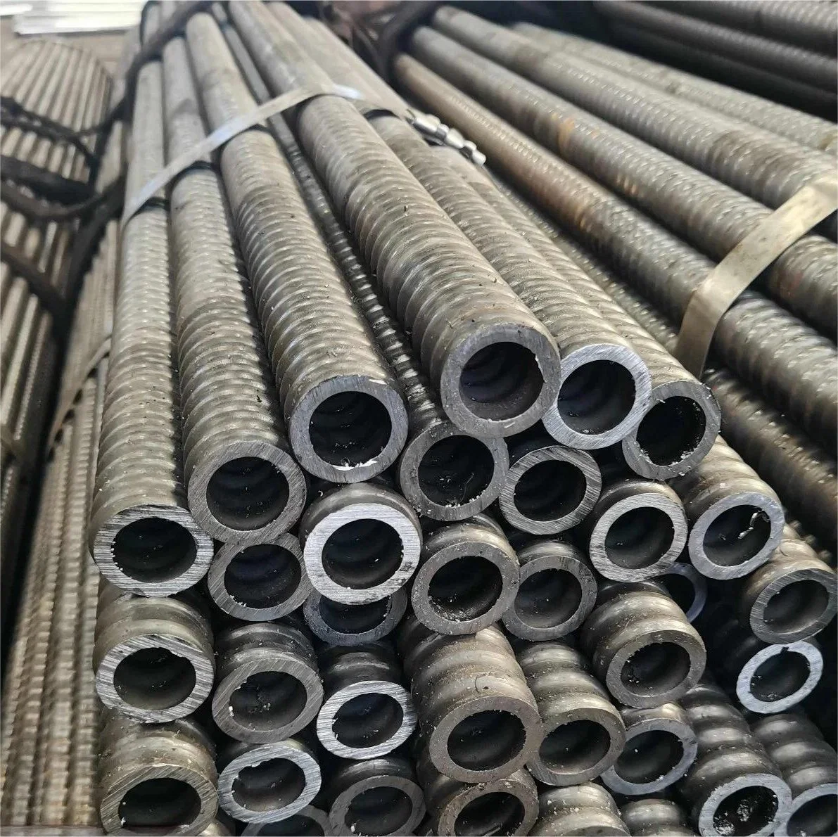 R25 R32 R38 R51 T76 Steel Self Drilling Hollow Thread Grouted Rock Anchor Bolt Mining Anchor Earth Anchor Rods