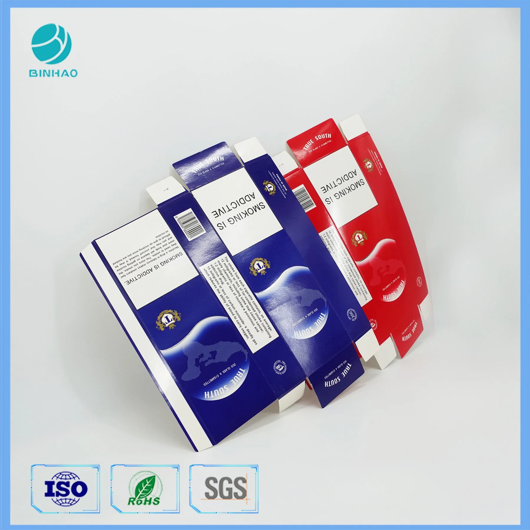 High Quality Screen Printing European Style Cigarette Cardboard Packs