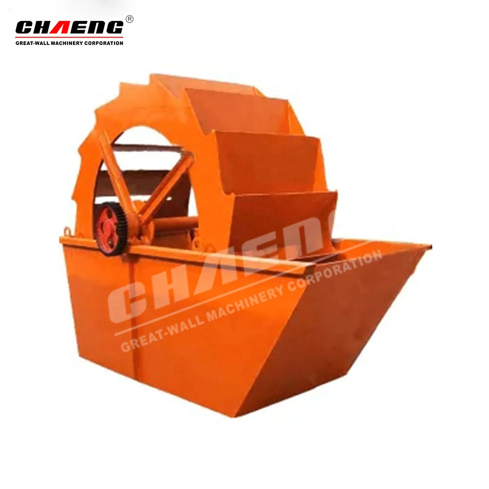 High Efficiency Wheel Bucket Sand Washer for River Sand Washing