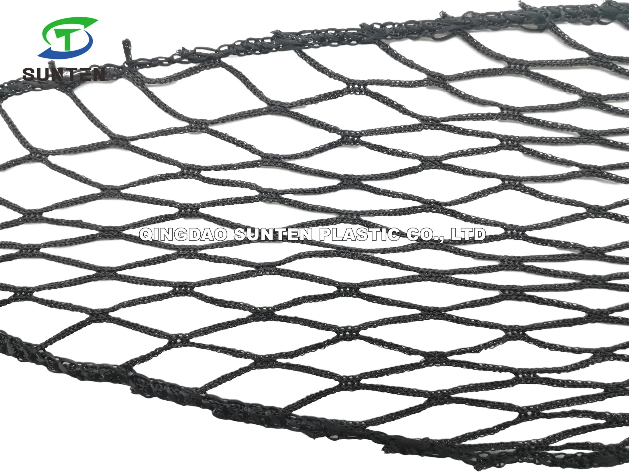 Black PE Knotless Fall Arrest Net, Construction Safety Catch Net, Anti-Falling Netting, Sporting Net/Protect Sport Practice Nets/ Beach Tennis/ Tournament Net