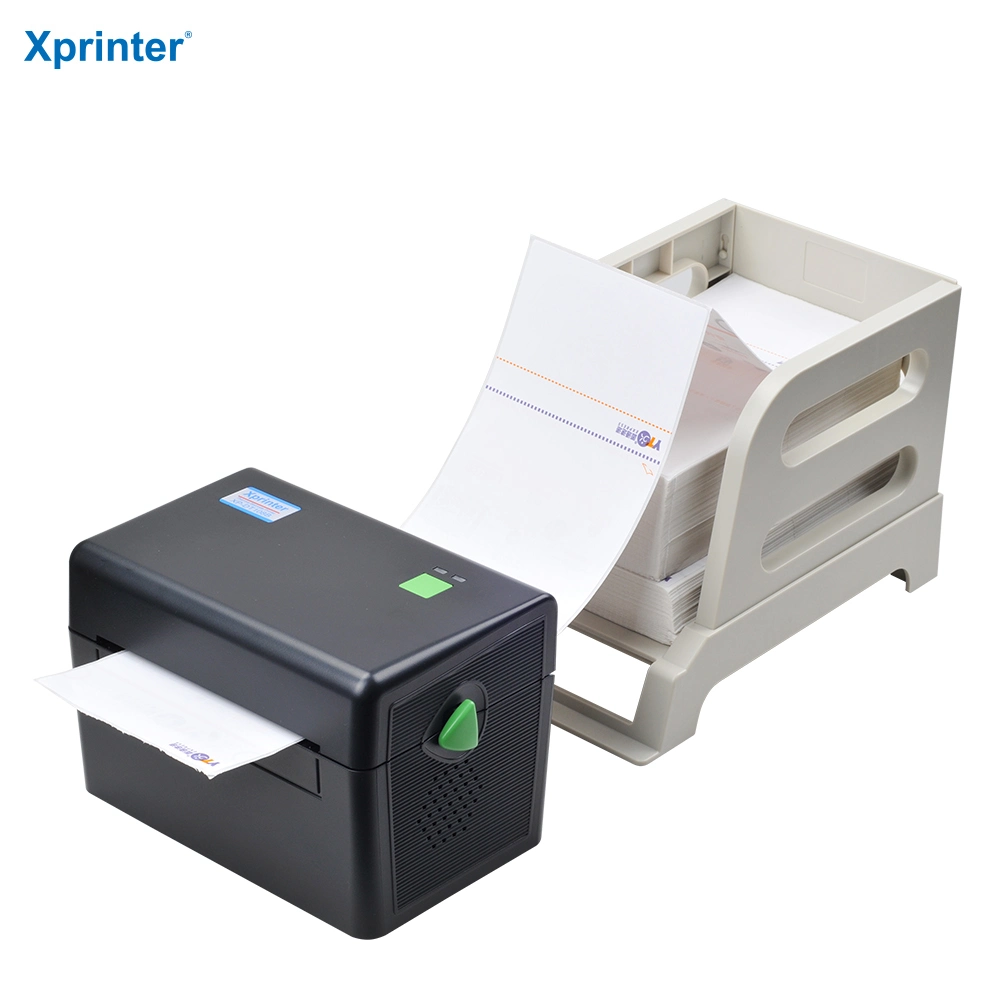 Xprinter Thermoetikettendrucker XP-DT108B Barcode-Scanner Mini-Etikettendrucker